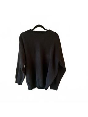 Knitworks  New Zealand Black Wool Blend Sweater XL 107cm